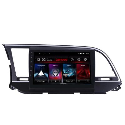 Navigatie Hyundai Elantra 2015-2018 Lenovo Kit-581 4+64 GB Android Waze USB Navigatie Internet Youtube Radio