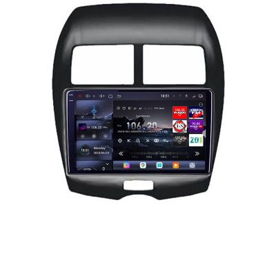 Navigatie Mistubishi ASX 2010-2017 Edotec Kit-026 8 core QLED 2K 12+256GB 360 Android Waze USB Navigatie Internet Youtube Radio