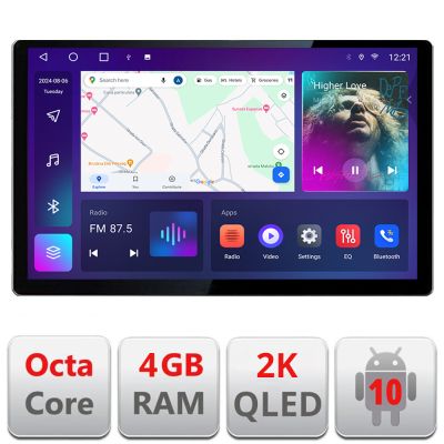 Navigatie dedicata Toyota Auris 2007-2013 N-auris-2013 Edonav ecran 13" 2K 4+32 Android Waze USB Navigatie 4G 360 Toslink Yout