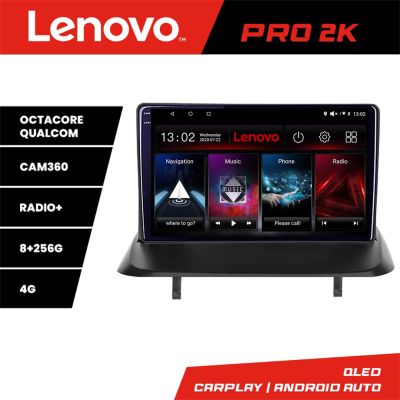 Navigatie Peugeot 3008 5008 Lenovo Qled 2K Octa Core 8+256 360 DSP carplay android auto radio gps internet kit-3008+PRO-2K-9-8+256