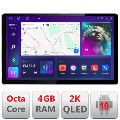 Navigatie dedicata Skoda Superb 2 N-SUPERB2 Edonav ecran 13" 2K 4+32 Android Waze USB Navigatie 4G 360 Toslink Youtube Radio K
