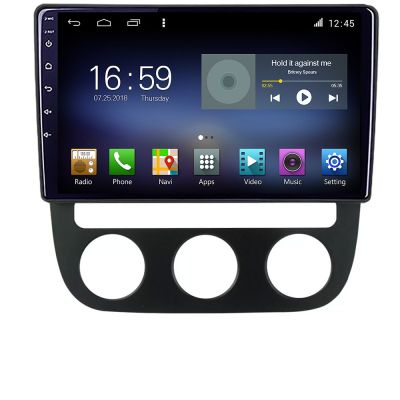 Navigatie VW Golf 5 2004-2010 clima automatica Android radio gps internet Octa Core 8+128 LTE KIT-golf5-automatic+EDT-E610