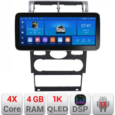 Navigatie Ford Mondeo 2004-2007 Edotec 4+64 12.3 inch Incell 1K android Wifi 5Ghz gps internet