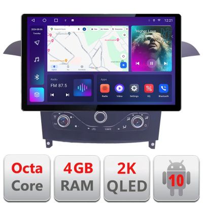 Navigatie Ford S-max 2006-2014 Qled 2K Octa Core 4+32 LTE 4G DSP Wifi 5Ghz android auto carplay radio gps internet KIT-smax-navi+EDT-E413-2K