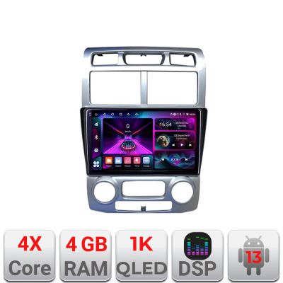 Navigatie Kia Sportage 2005-2007 A-0023  4+64 InCell Display 1K Android Waze USB Navigatie Internet Youtube Radio