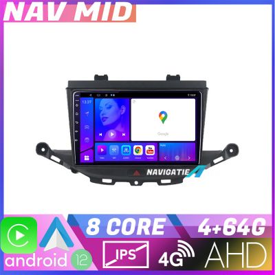 Navigatie Opel Astra K KIT ASTRAK EDOTEC-LITE Android Ecran 720P Octa Core 4 64 Carplay