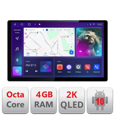 Navigatie dedicata Audi A4 B6 Quad Core N-050 Edonav ecran 13" 2K 4+32 Android Waze USB Navigatie 4G 360 Toslink Youtube Radio  V1