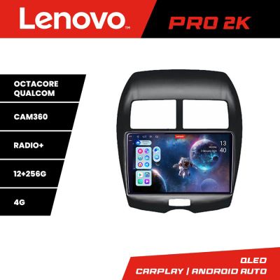 Navigatie Mistubishi ASX Lenovo Kit-026 8 core QLED 2K 12+256 360 Android Waze USB Navigatie Internet Youtube Radio