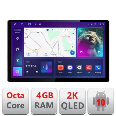Navigatie dedicata Mercedes Clasa R N-215 Edonav ecran 13" 2K 4+32 Android Waze USB Navigatie 4G 360 Toslink Youtube Radio KIT