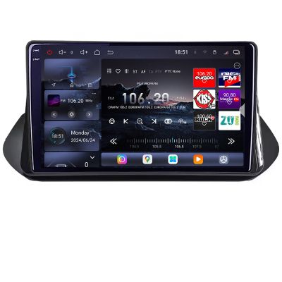 Navigatie Nissan X-trail 2021- Qled 2K Octa Core 12+256GB LTE 4G DSP Wifi 5Ghz android auto carplay radio gps internet kit-x-trail-2021+EDT-E810-2K