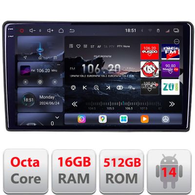 Navigatie Kia Ceed 2007-2009 Android radio gps internet 8 core QLED 2K 12+256GB 360 Edotec