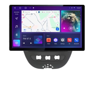 Navigatie dedicata Edonav Citroen C1 Peugeot 107 Toyota Aygo 2005-2014, Ecran 2K QLED 13",Octacore,4Gb RAM,32Gb Hdd,4G,360,DSP,Carplay,Bluetooth V2