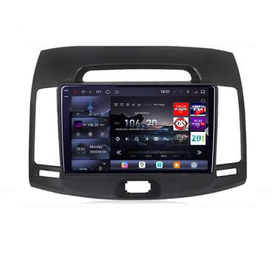 Navigatie Hyundai Elantra 2007-2011 Edotec Kit-2009 8 core QLED 2K 12+256GB 360 Android Waze USB Navigatie Internet Youtube Radio