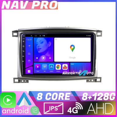 Navigatie Toyota Land Cruiser L100 2002 2008 KIT L100 EDOTEC-LITE Android Ecran 720P Octa Core 8 128 Carplay v1