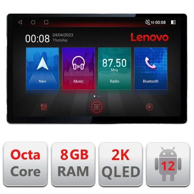 Navigatie Ssangyong Kyron Actyon N-158 ecran 13" 2K 8+128 Android Waze USB Navigatie 4G 360 Toslink Youtube Rad