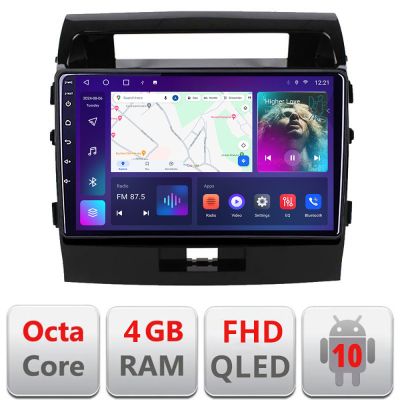 Navigatie Toyota LandCruiser 2008-2015 B-381 Android Ecran QLED octa core 4+64 carplay android auto KIT-381+EDT-E310V3