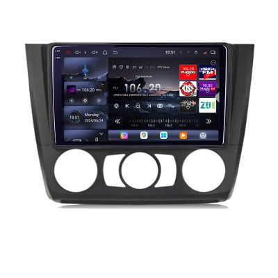 Navigatie BMW Seria 1 E87 2007-2011 clima manuala Edotec Kit-bmw117-manual 8 core QLED 2K 12+256GB 360 Android Waze USB Navigatie Internet Youtub