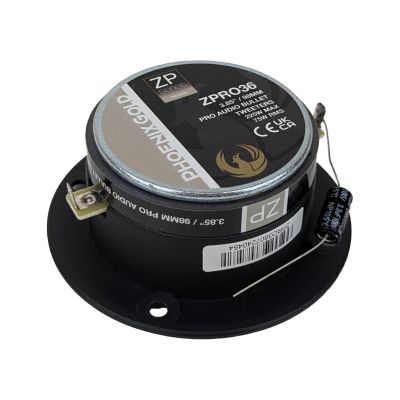 Cutie cu difuzoare iluminate Phoenix Gold 1700W ieșire SPL 2 x 4 OHM 4 x difuzoare midrange 2 x tweetere pro audio