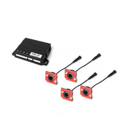 Pachet senzori de parcare pentru bara metalica spate STEELMATE fara display, 4° inclinatie