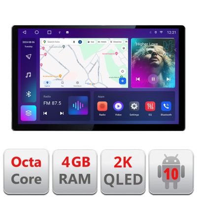 Navigatie dedicata VW Passat 2009-2014 N-267 Edonav ecran 13" 2K 4+32 Android Waze USB Navigatie 4G 360 Toslink Youtube Radio