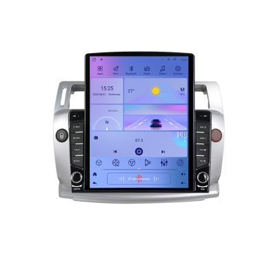 Navigatie Citroen C4 G-088 ecran tip TESLA 9.7" cu Android Radio Bluetooth Internet GPS WIFI 4+32GB DSP 4G Octa Core