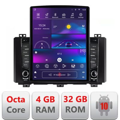 Navigatie Toyota Auris 2013-2018 Octa Core ecran tip TESLA 9.7" cu Android Radio Bluetooth Internet GPS WIFI 4+32GB DSP 4G