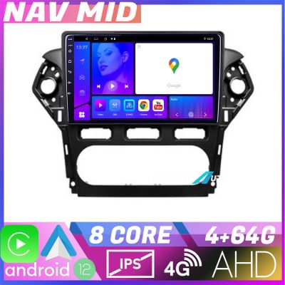 Navigatie Ford Mondeo 2010 2014 KIT MONDEO CLIMA EDOTEC-LITE Android Ecran 720P Octa Core 4 64 Carplay