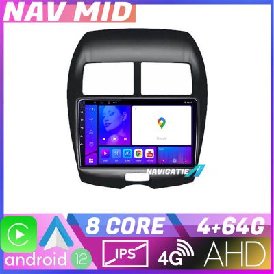 Navigatie Mistubishi ASX KIT 026 EDOTEC-LITE Android Ecran 720P Octa Core 4 64 Carplay