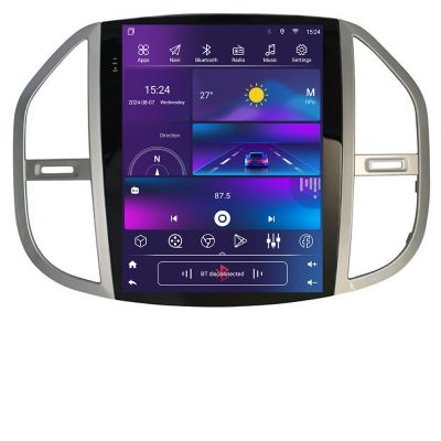 Navigatie Mercedes Vito 2016- tip tesla radio gps internet 4 Core carplay android auto 2+32 kit-tesla-068+EDT-E220