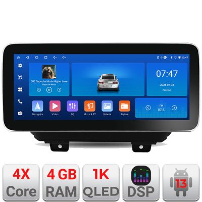 Navigatie Jeep Wrangler 2018- K-WRANGLER Edotec 4+64 12.3 inch Incell 1K android Wifi 5Ghz gps internet