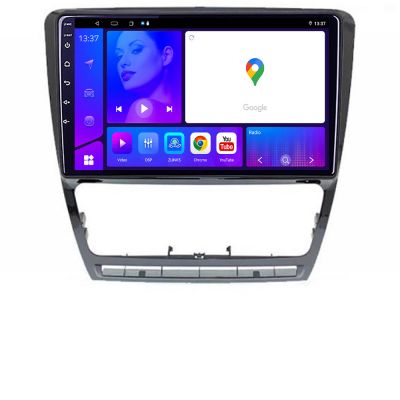 Navigatie Skoda Octavia 2 2005 2013 KIT 005 EDOTEC-LITE Android Ecran 720P Octa Core 8 128 Carplay