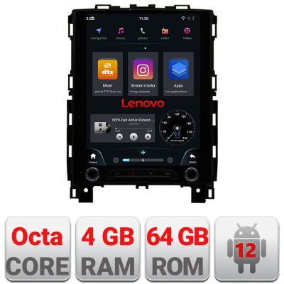 Navigatie Renault Megane 4 2016-2024 cu navi tip tesla radio gps internet Qualcomm 8X 8+128 360 4G carplay android auto  kit-tesla-447-high