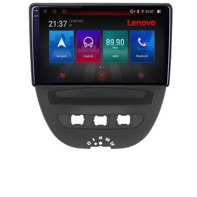 Navigatie Citroen C1 Peugeot 107 Toyota Aygo 2005-2014 Android radio gps internet 8 core QLED Qualcomm 4+64 360 Lenovo
