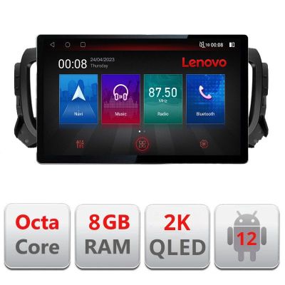 Navigatie Citroen Jumpy Toyota Proace Peugeot Traveller N-jumpy16 ecran 13" 2K 8+128 Android Waze USB Navigatie v3