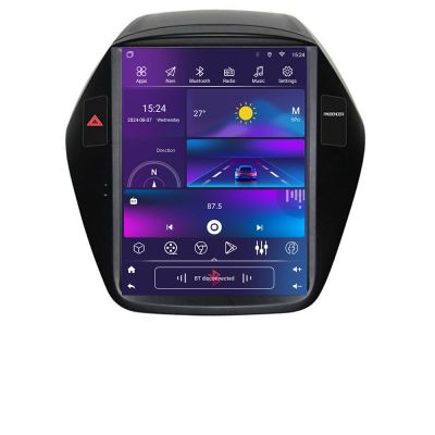 Navigatie Hyundai IX35 2010-2015 tip tesla radio gps internet 4 Core carplay android auto 2+32 kit-tesla-361+EDT-E42
