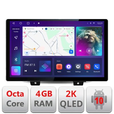 Navigatie dedicata Jeep Wrangler 2018- N-WRANGLER Edonav ecran 13" 2K 4+32 Android Waze USB Navigatie 4G 360 Toslink Youtube R
