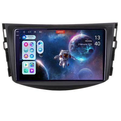 Navigatie Toyota RAV4 Lenovo Kit-018 8 core QLED 2K 12+256 360 Android Waze USB Navigatie Internet Youtube Radio