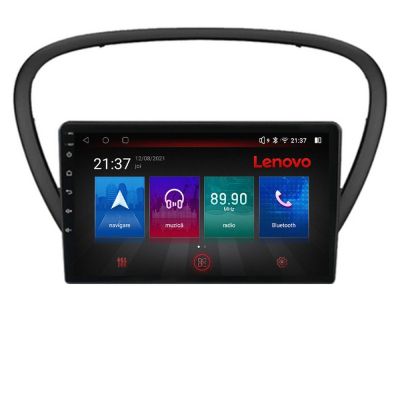 Navigatie Peugeot 607 Android radio gps internet 8 core QLED Qualcomm 4+64 360 Lenovo