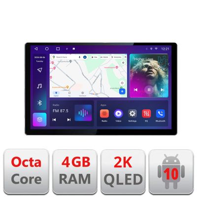 Navigatie dedicata Lexus NX  2014-2020 Edonav ecran 13" 2K 4+32 Android Waze USB Navigatie 4G 360 Toslink Youtube Radio KIT-nx