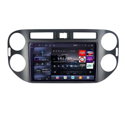 Navigatie VW TIGUAN si Golf plus 2007-2011 8 core QLED 2K 12+256GB 360 Android Waze USB Navigatie Internet Youtube Radio Edotec