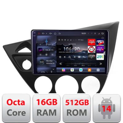 Navigatie Ford Focus 1 1998-2004 Android radio gps internet 8 core QLED 2K 12+256GB 360 Edotec