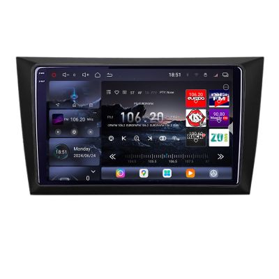 Navigatie VW Golf6 2009-2013 Edotec Kit-GOLF6 8 core QLED 2K 12+256GB 360 Android Waze USB Navigatie Internet Youtube Radio