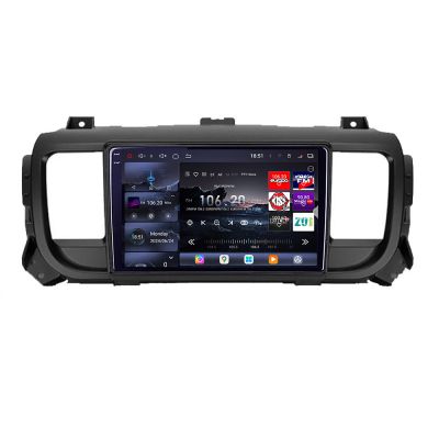 Navigatie Citroen Jumpy Toyota Proace Peugeot Traveller 2017-2022 Edotec Kit-jumpy16 8 core QLED 2K 12+256GB 360 Android Waze USB Navigatie Internet Youtube v3