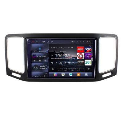 Navigatie VW Sharan 2011-2020 Edotec Kit-SHARAN 8 core QLED 2K 12+256GB 360 Android Waze USB Navigatie Internet Youtube Radio