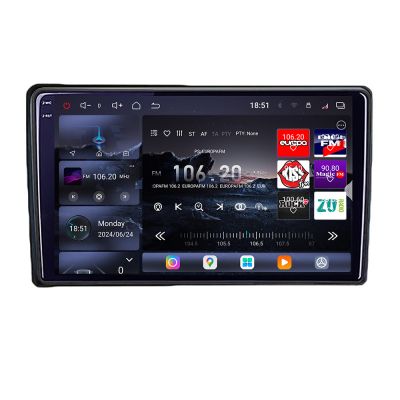 Navigatie Ford Transit Focus Kuga Edotec Kit-transit 8 core QLED 2K 12+256GB 360 Android Waze USB Navigatie Internet Youtube Radio