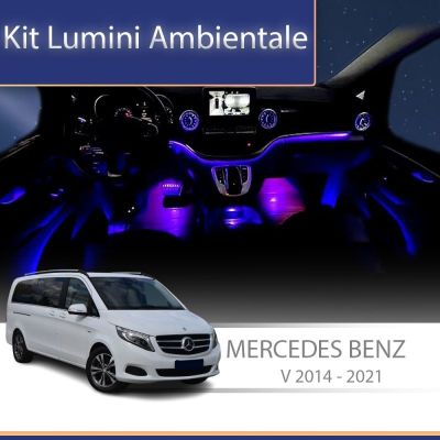 Lumini Ambientale Mercedes Benz W447 ventilatie plafon control telefon sau sistem original