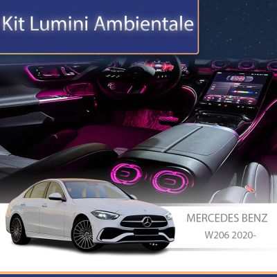 Lumini Ambientale Mercedes Benz C Class W206 2020- capace difuzoare control telefon sau sistem original