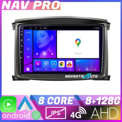 Navigatie Toyota Land Cruiser L100 2002 2006 EDOTEC-LITE Android Ecran 720P Octa Core 8 128 Carplay