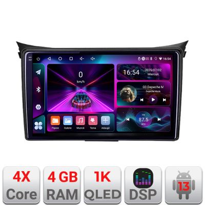 Navigatie Hyundai I30 2011-2016  4+64 InCell Display 1K Android Waze USB Navigatie Internet Youtube Radio Kit-i30-2011+EDT-E209-RK