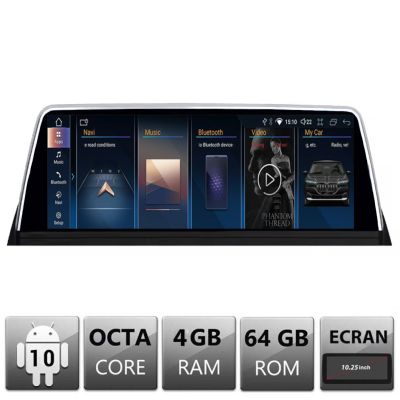 Navigatie auto BMW Seria 7 E65 E66 ecran 10.25 Android Internet procesor Qualcomm 4G EDT-E65-10.25